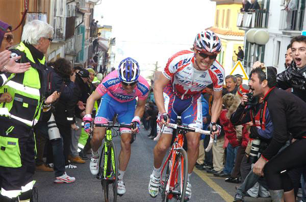 Damiano Cunego and Danilo Di Luca